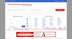 Desktop Screenshot of madhyapradeshemploymentexchange.com